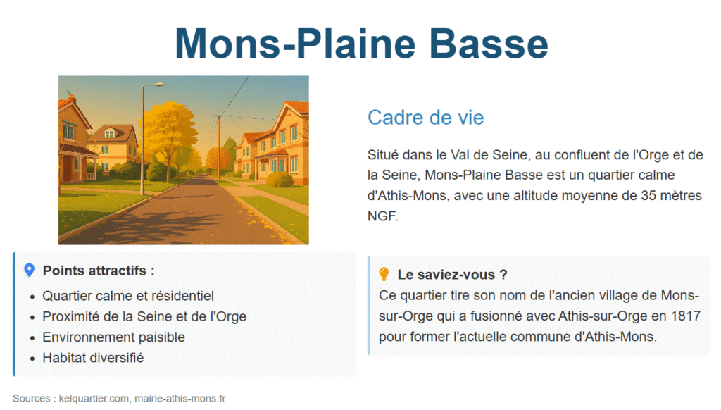 Présentation du quartier Mons-Plaine basse à Athis-Mons